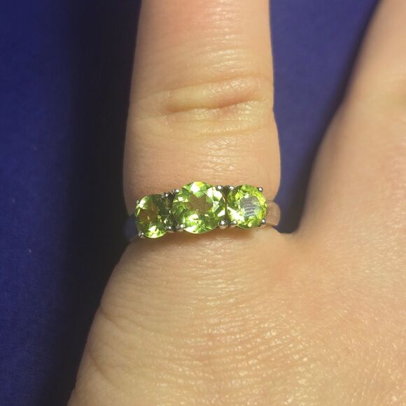 Vintage Sterling Silver 925 Ring Sz 7 - Picture 4 of 4